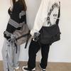 Minimalist Student Crossbody Bag Fashionable Large Capacity Messenger Bag Casual Student Commuting Shoulder Bag Canvas Messenger