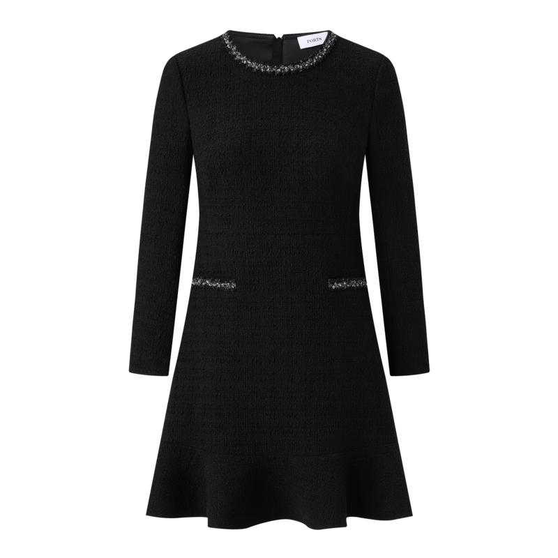 

PORTS Women s Early Autumn Paneled A-Line Midi Dress XS/2