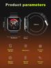 SACOSDING Bluetooth Call Smart Watch 1.72" HD Screen AI Voice Micro Gheck IP68 Waterproof BP Oxygen Heart Rate Smartwatch