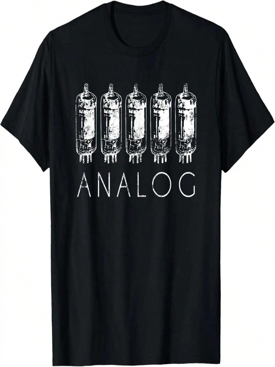 ANALOG Vacuum Tube T-Shirt For Radio And Amp Collectors T-Shirt S разноцветный