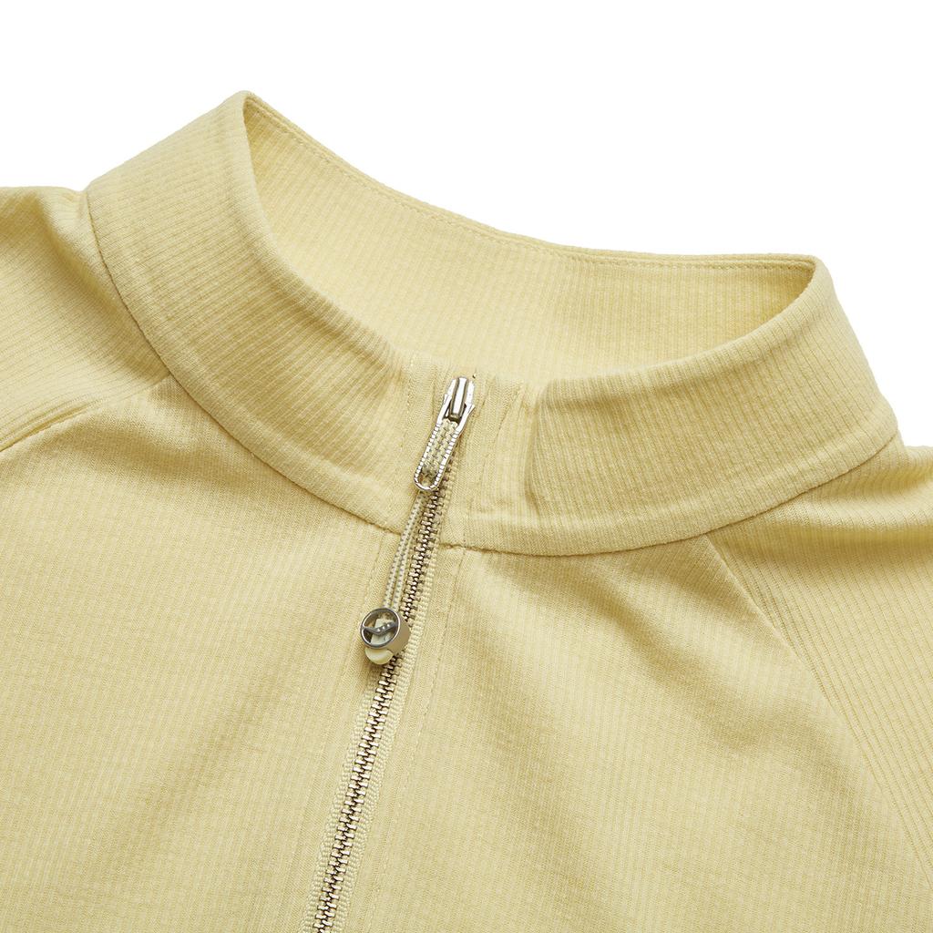 Saucony Solid Color Stand Collar Pullover Long Sleeve Knit Sweater Women sweater SA1269LT21L-YL054