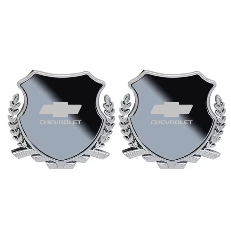 Zinc Alloy Car Fender Emblem Laser Logo Window Badge for Chevrolet CRUZE IMPALA AVEO CAPTIVA EQUINOx LACETTI MALIBU