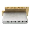Wilkinson WOV01 Vintage ST Tremolo Unit 6 Point Stop Tremolo Bridge for Strat Electric Gold 10.5mm Guitar,