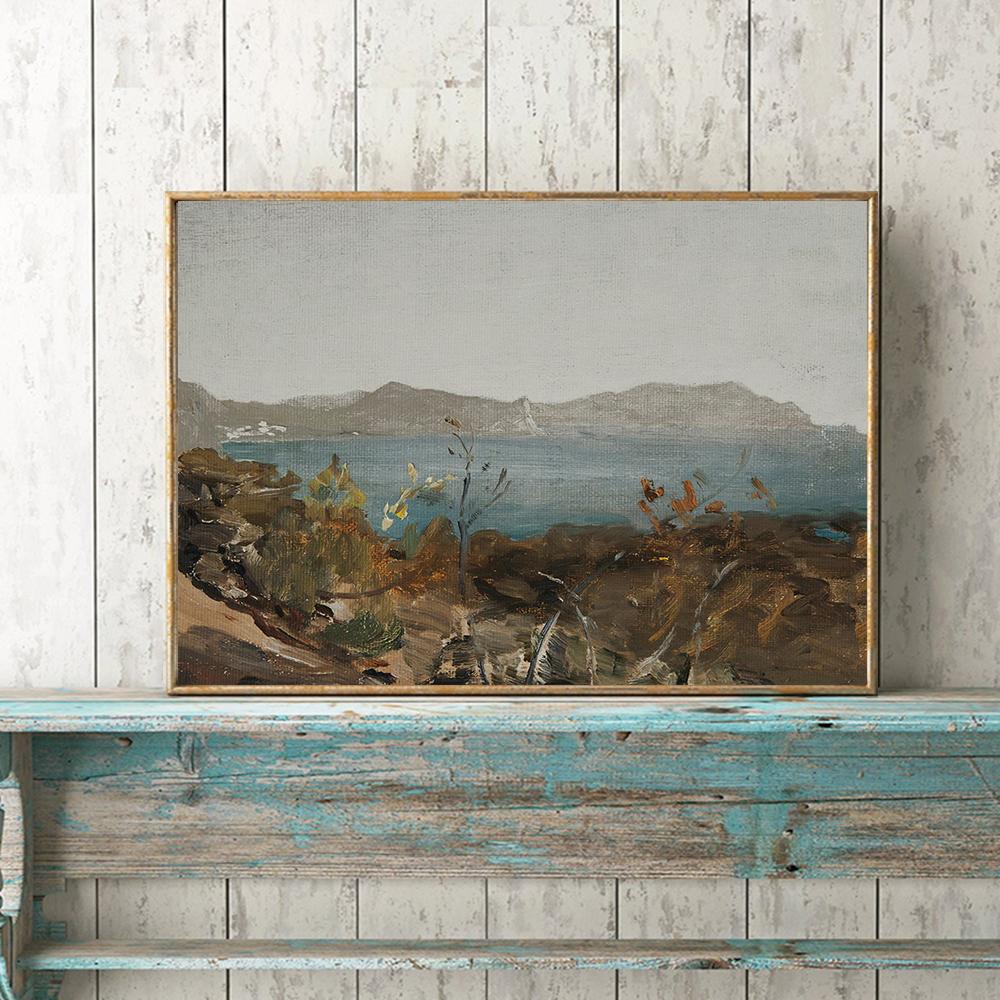 Retro Poster and Prints Vintage Woman's Head Flower Canvas Painting Gallery Wall Art Decoration Home Wall Pictures Art Decor