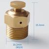 BSPP 1/8" 1/4" 3/8" 1/2" Vnější závit BSPP Ruční odvzdušňovací ventil Bezpečnostní ventil Větrací tryska Vytápění Větrání