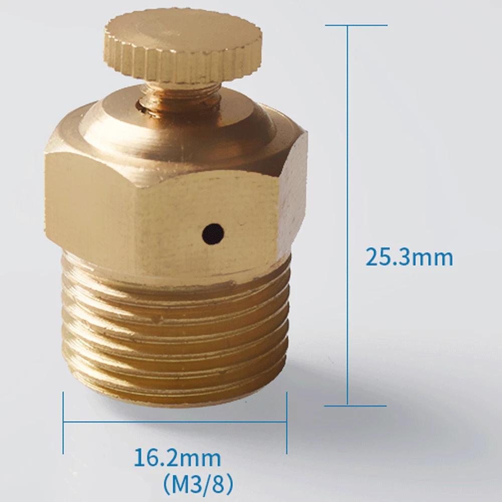 BSPP 1/8" 1/4" 3/8" 1/2" Vnější závit BSPP Ruční odvzdušňovací ventil Bezpečnostní ventil Větrací tryska Vytápění Větrání