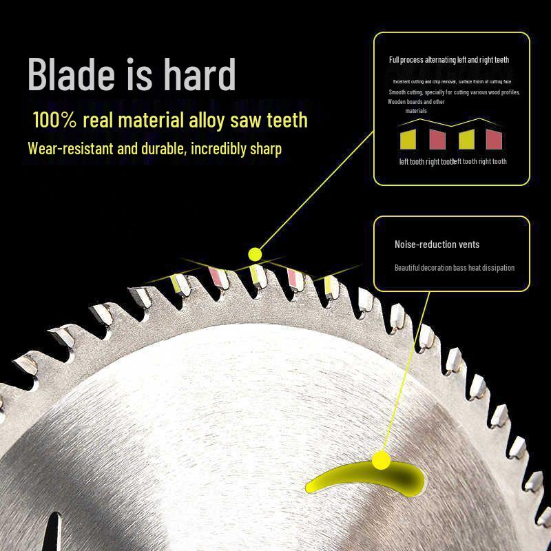 4-Inch 40T Wear-Resistant Alloy Saw Blade for Angle Grinders - Thickened, Sharp, Professional Woodworking Cutter