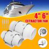 4/6/8 Inch Window Ventilation Fan Industrial Exhaust Fan Kitchen Toilet Ventilation Duct Fan Mute and Powerful Extractor Fans