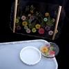 Silicone Tray Mold Epoxy Resin Coaster Mold Irregular Coaster Plate Epoxy Resin Casting Mould DIY Home Decor Gift