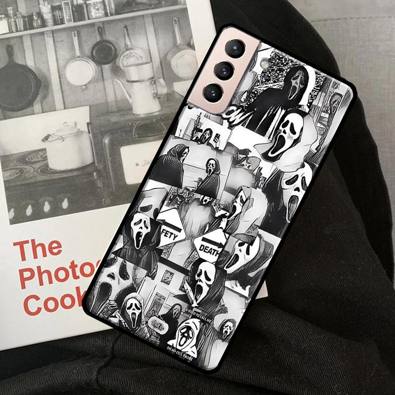 Ghostface Scream-fodral för Samsung Galaxy S21 FE S8 S9 S10 Plus Note 10 Note 20 Ultra S20 FE S22 Ultra Coque