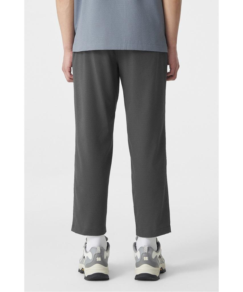 Koolongseupocheu Men'S Seersucker Tapered Fit Pants (Set-Up) Tlpnm26581Dgy