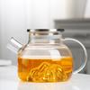 Guanshan Glass Boiling Kettle Heat-Resistant Flower Teapot Cup Transparent Juice Pot Tea Set Cold Kettle