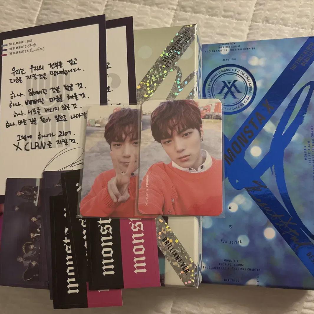 

Monsta X Красивый альбом+Минхёк Viewcon Photocard Batch