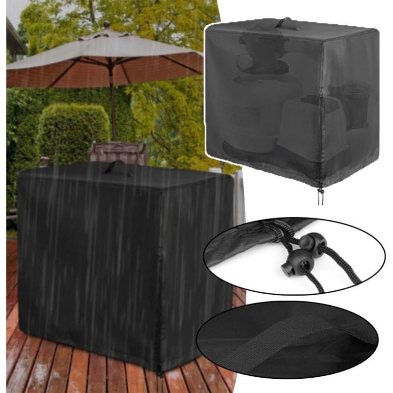 Pool Sand Filter Pump Cover Waterproof Cover Protective Cover Sand Pump Cover Oxford Fabric Texture for Outdoor Pools