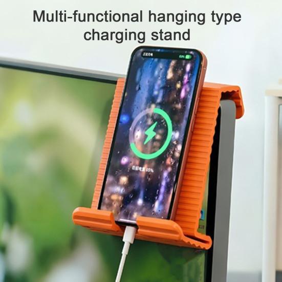 Selfie Grip for Smartphone Silicone Phone Stand with Suction Cups, Foldable Flexible Desk Desktop Dock Holder Tablet Laptop, Convertible Travel Mirror