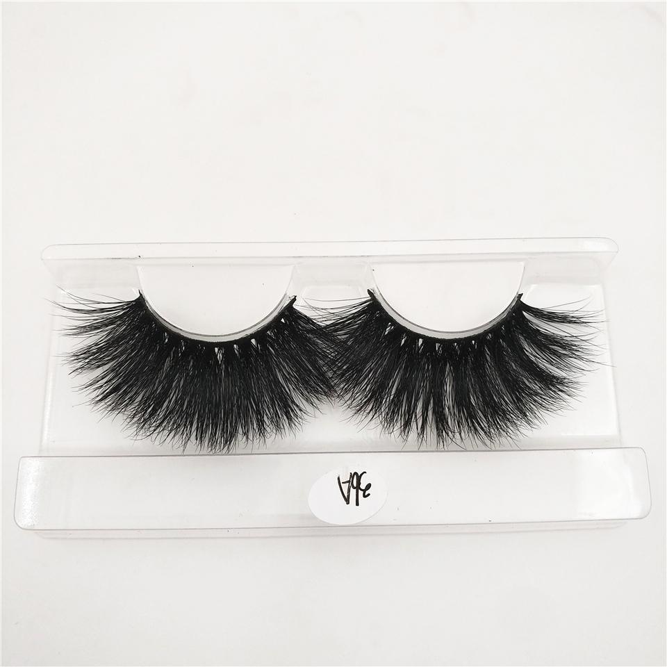 RED SIREN 25mm Mink Eyelashes Dramatic Long Natural Lashes Handmade 25 mm 3d Mink Lashes Make Up Vendors Fake Eyelashes