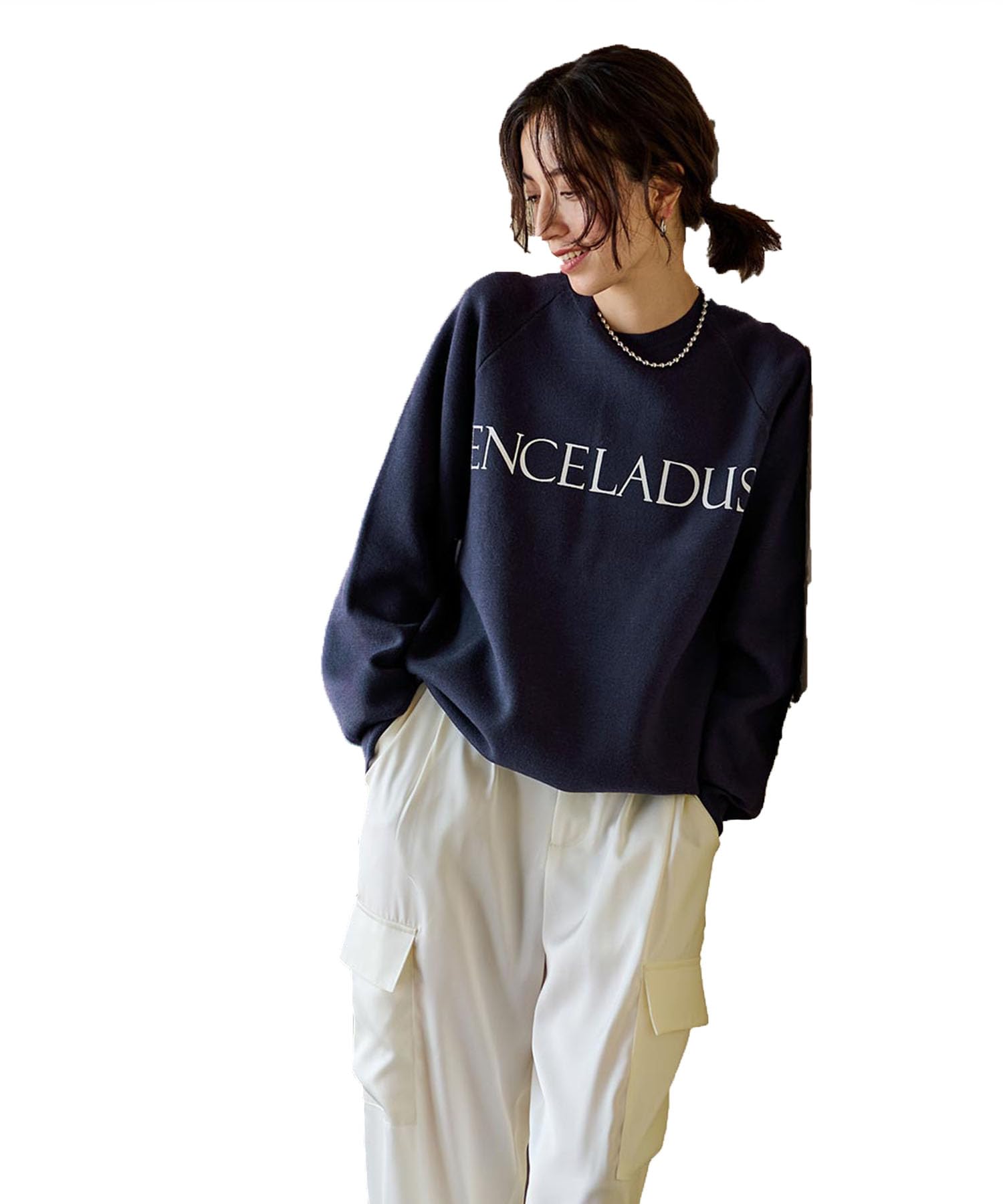 

Yours Logo Knit BEXU1676 Medium Navy Sweat-Like Women s