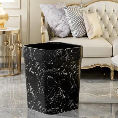 MDNG Marble Pattern Press Ring Trash Can