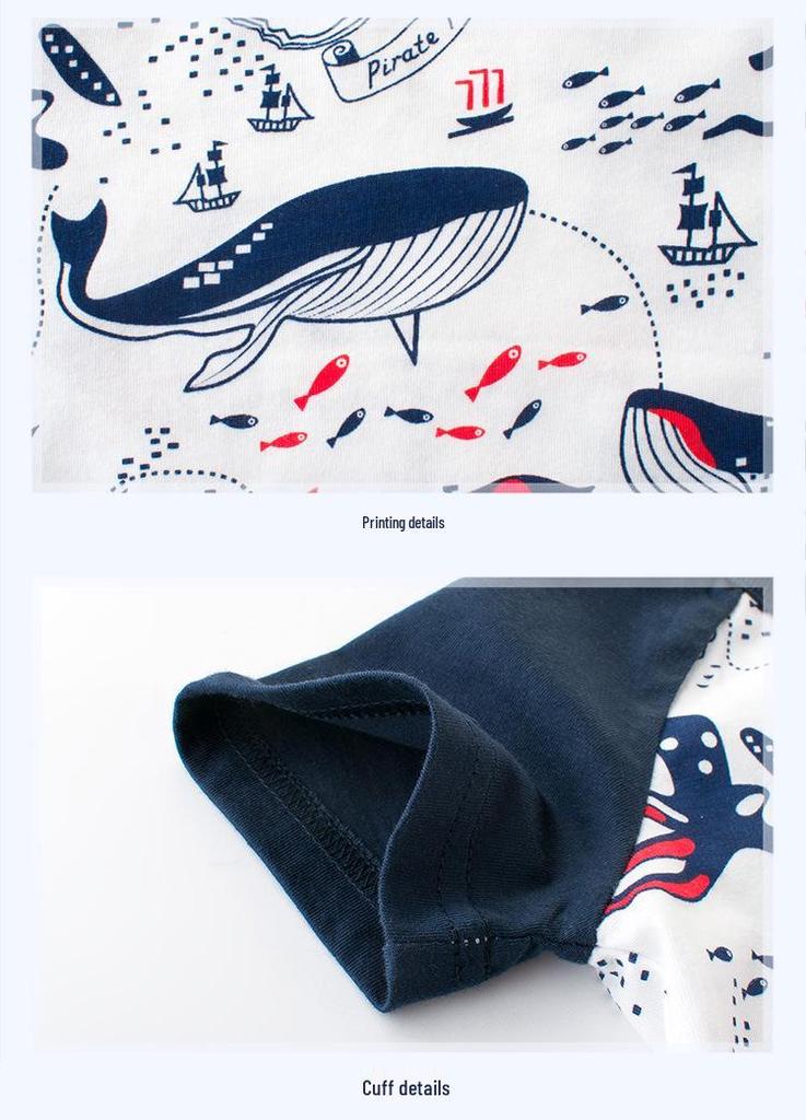 Korean Style Summer T-Shirts for Boys - Short Sleeve Kids' Wear