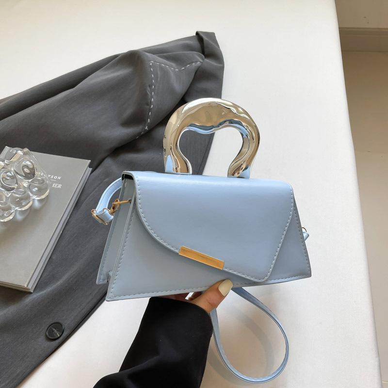New fashion light luxury solid color high-end temperament versatile niche portable shoulder messenger bag