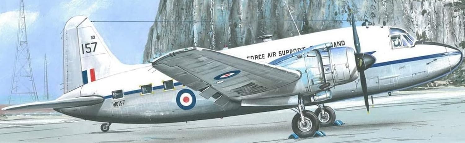 

VALOM 1/72 British Vickers Valetta C Mk.1 Twin-Engine Transport Aircraft Plastic Model Kit CV72142