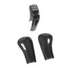 3Pcs Gear Shift Knob Cover Trim Protective Carbon Fiber Gear Shifter Cap Cover Interior Accessories