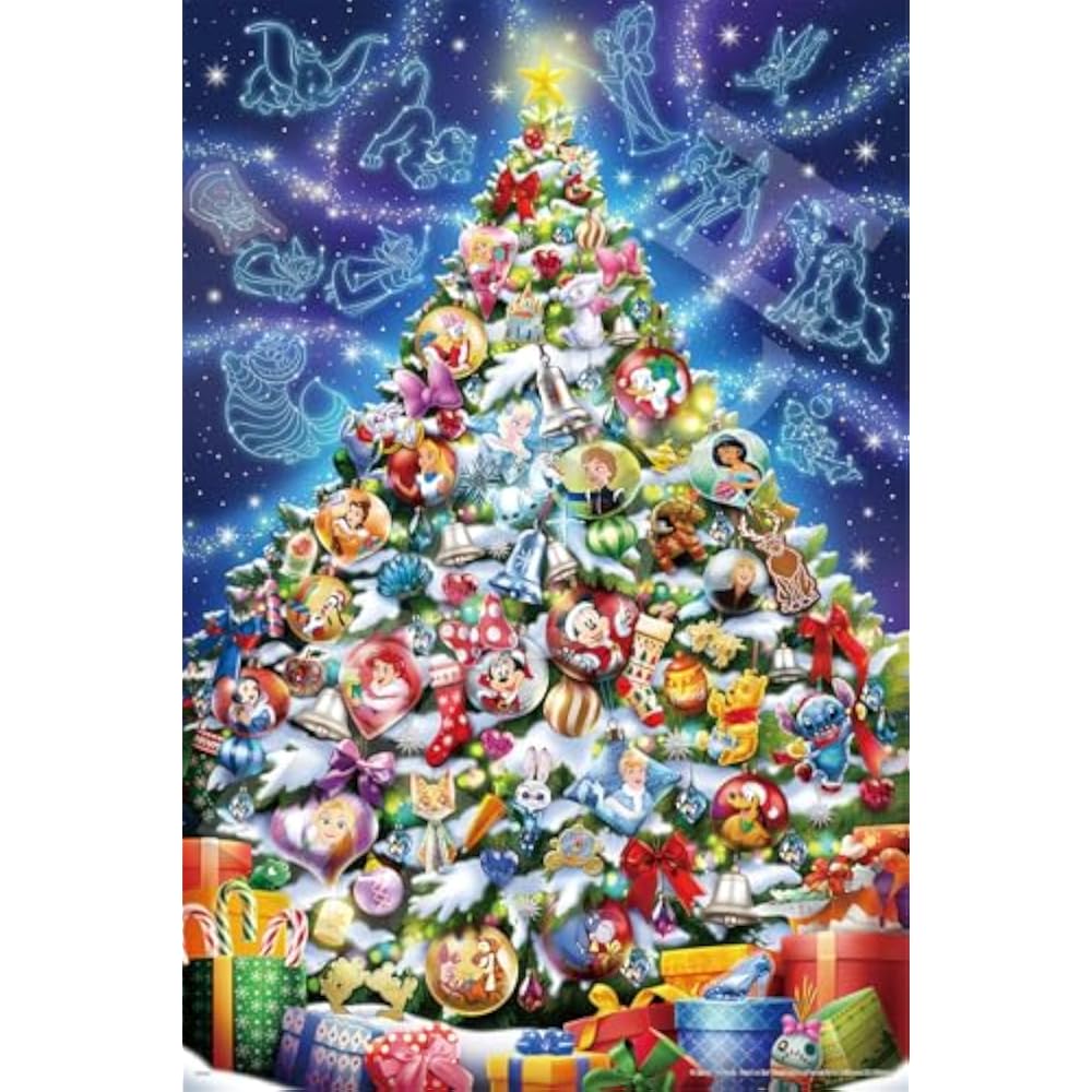 Epoch 1000 Piece Jigsaw Puzzle Disney Magical Christmas (Magical Christmas) [Puzzle Decoration Co...