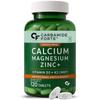 Carbamide Forte Veg Calcium And Vitamin D3 Tablets 120  | Zinc Magnesium Supplement For Bone And Joint Support