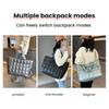 Large Capacity Quilted Tote Bags for Women Solid Color Women's Shoulder Bag for Gym Travel Fashionable Nylon Winter Padded Handbag