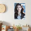 Segno Artistico da Parete, Poster Profilo Viso Donna Elegante, Bellezza Coreana Decorazione Metallica per la Casa