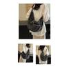 Denim Dumpling Bag Female New Simple Solid Color Shoulder Crossbody Bag Casual Lightweight Large Capacity Canvas Bag