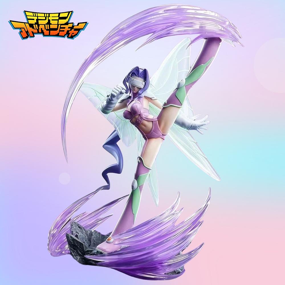 Yiran Toy 1 21.5Cm/8.46In Anime Digimon Adventure Figure Fairimon Action Figures Pvc Statue Desktop Ornamen Collection Model Toys Durable Gifts
