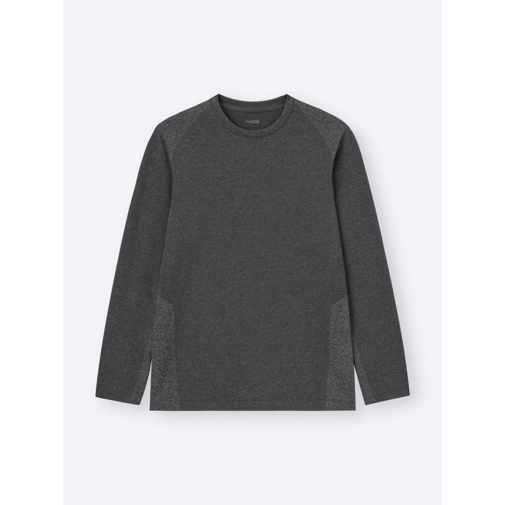 Gu By Uniqlo Side Seamless Crew Neck T Long Sleeve  Ga