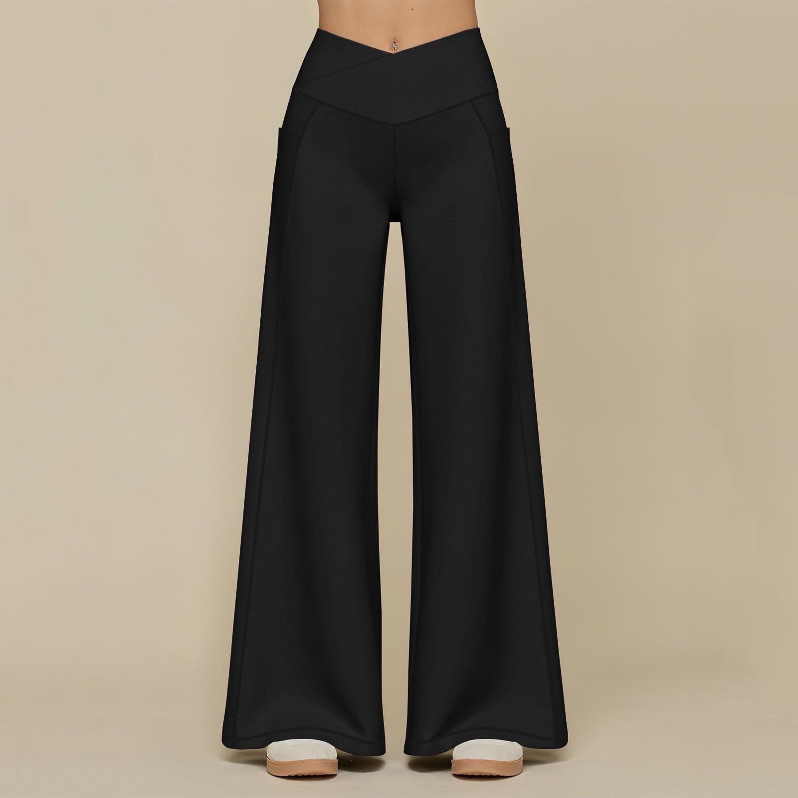 

Women s Fashion High Waist Casual Wide Leg Pants Loose Trousers XL
