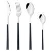 4Pcs Knife Fork Dessert Spoon Dinnerware Imitation Wooden Handle Cutlery Set Stainless Steel Tableware Silverware Western Flatware