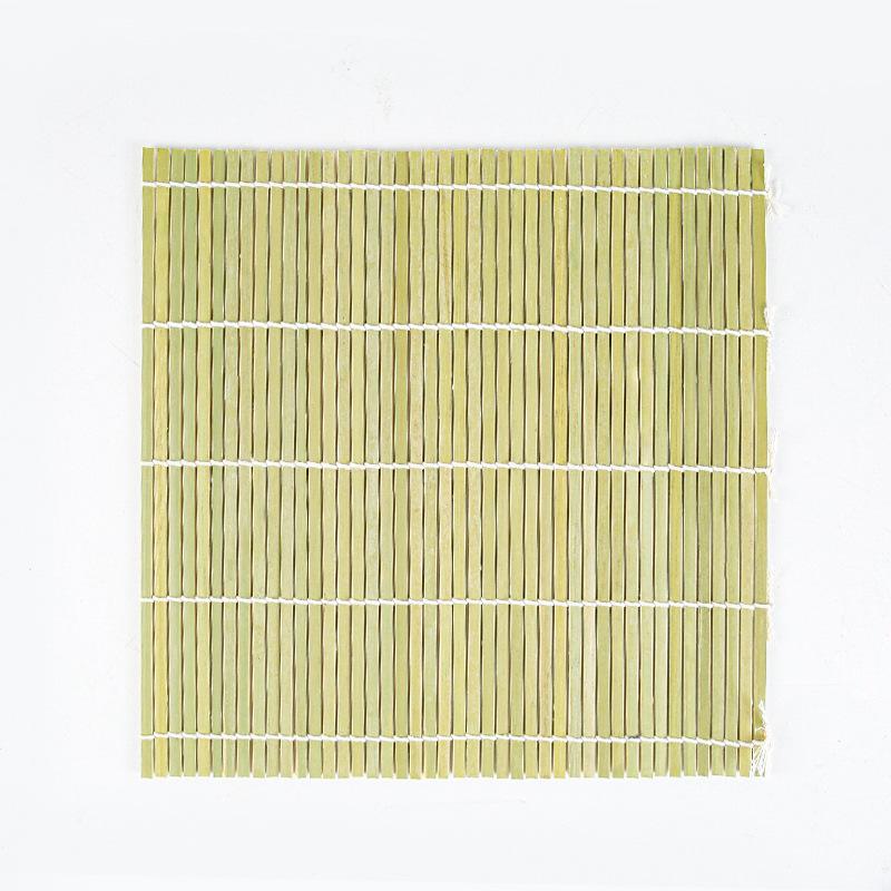 Bamboo Sushi Rolling Mat - Green Skin Sushi Roll Tool for Japanese Seaweed and Rice Ball Crafting