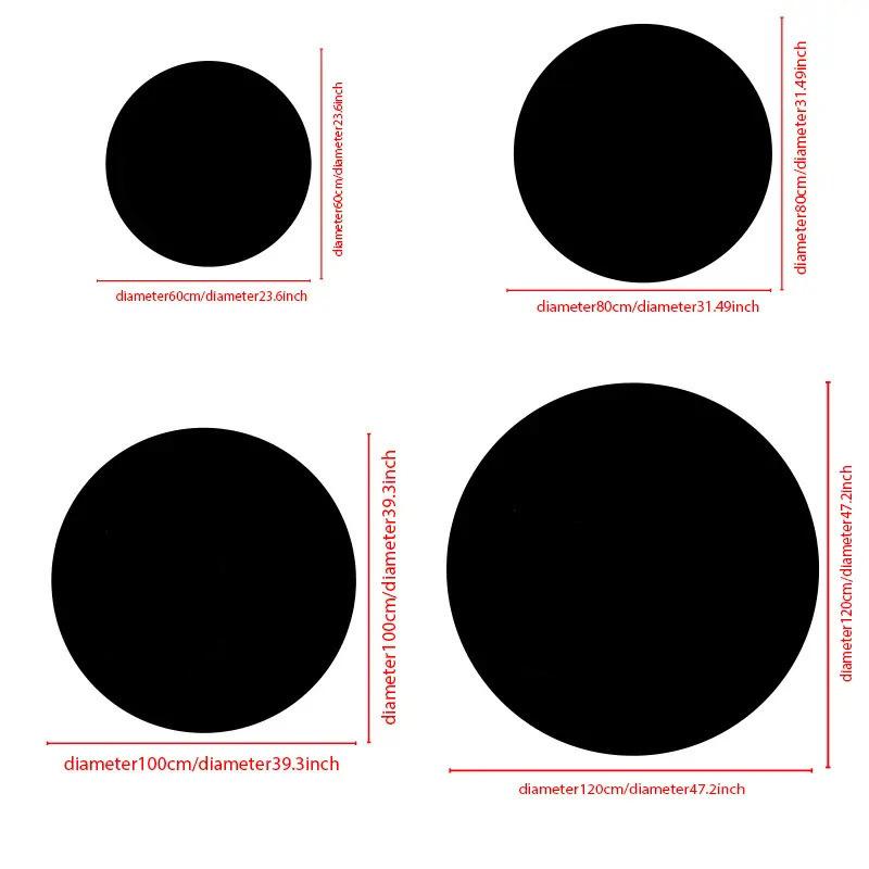 Black Eight Billiards Round Carpet, Soft Living Room Sofa Mat, Comfortable Bedroom Bedside Rug, Home Decoration