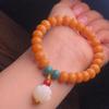 Weathered Jade-like Bodhi Root Bracelets Jewelry