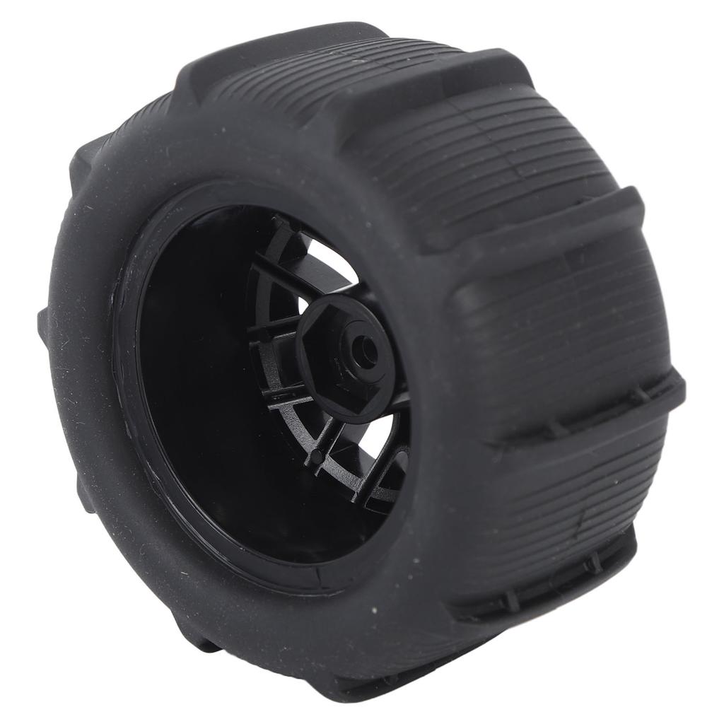4 Pcs RC Beach Tires 1/14 1/16 1/18 Universal Rubber Plastic Good Grip Strong Cushioning RC Car Desert Wheels