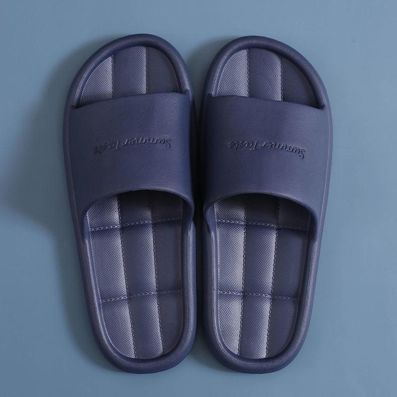 Slippers Women's Home Couple Hotel Bathroom Non-slip Thick Bottom Massage Indoor Summer Cool Slippers Men