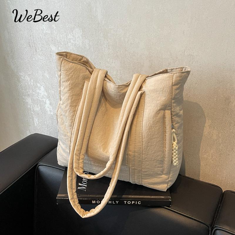 

Canvas Tote Bag Casual Simple Shoulder Bag зелений