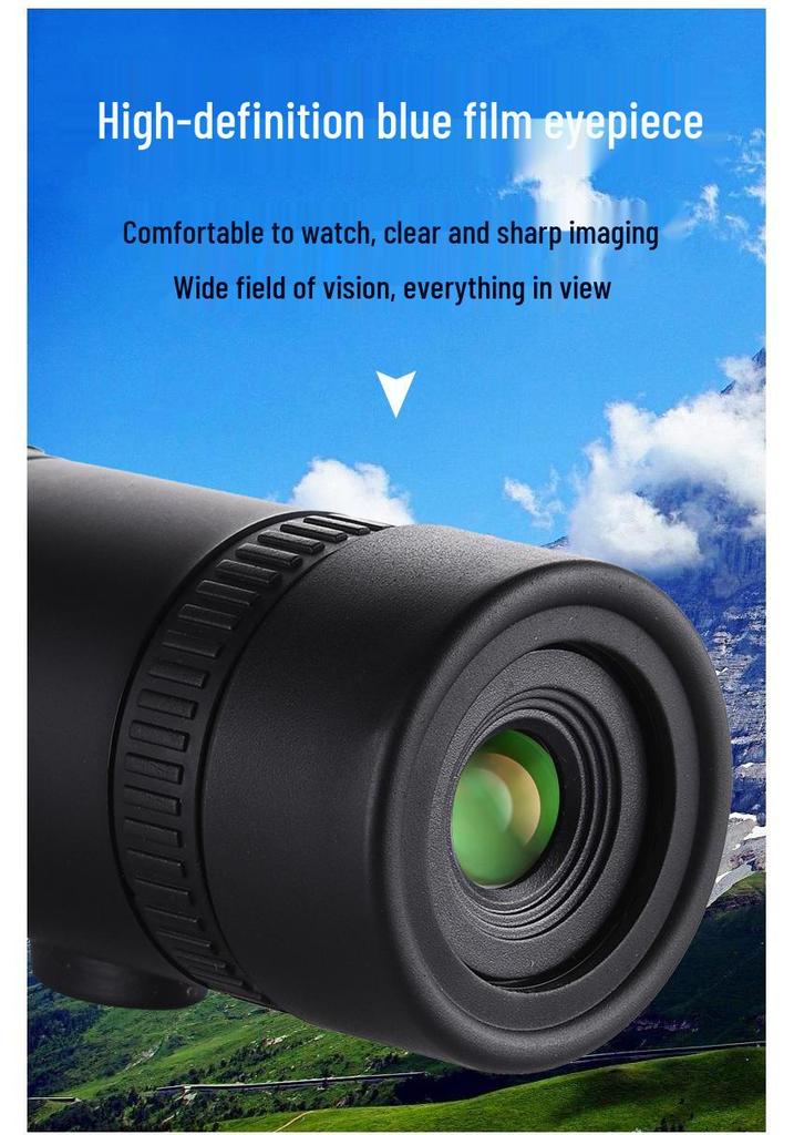 Zoom 10-300x40 Retractable Monocular Telescope for Mobile Photography and Shooting - Ideal Men's Gift