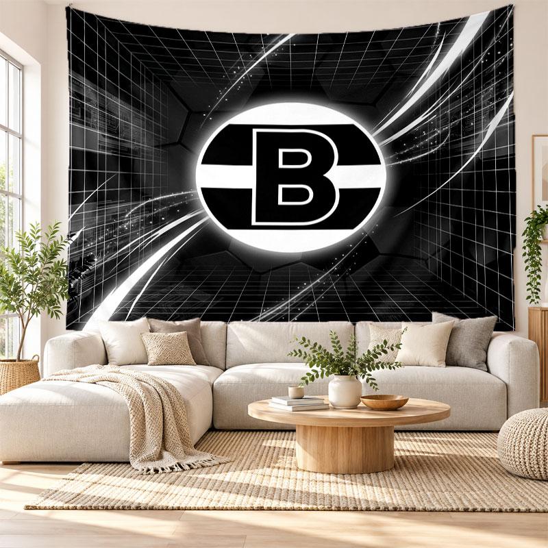 Borussia Mönchengladbach Wall Tapestry, Soft Fabric Wall Hanging, Decorative Backdrop For Bedroom Home Wall Art
