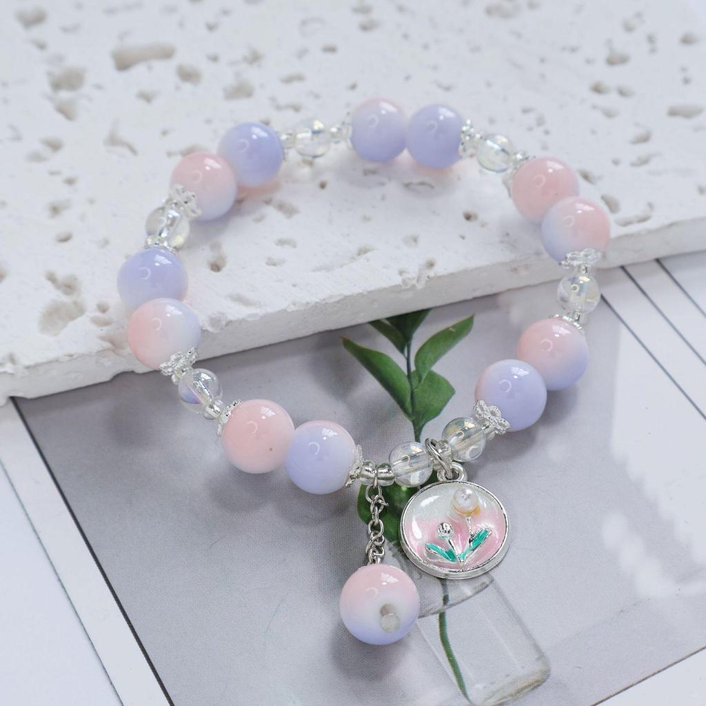 Mori Style Mermaid Crystal Bracelet – Versatile Niche Design for Women, Ideal for Students and Best Friends