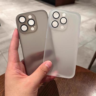Anwendbar auf iPhone 16 Mattes Semitransparentes Handyhülle Apple 15 ProMax Ultradünnes Weiches Silikon Sturzsicher 14 Schutzhülle