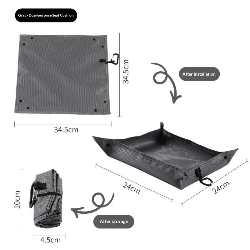 Folding Seat Cushion Portable Ultra Light Moisture Proof Small Pad for Students Outdoor Activities Camping Hiking Travel