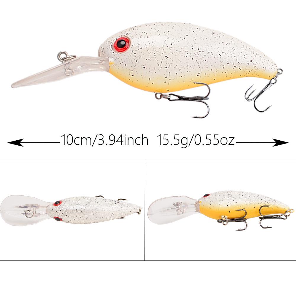 Big Belly Hard Bait Fishing Lure - 10cm, 15.5g Crankbait