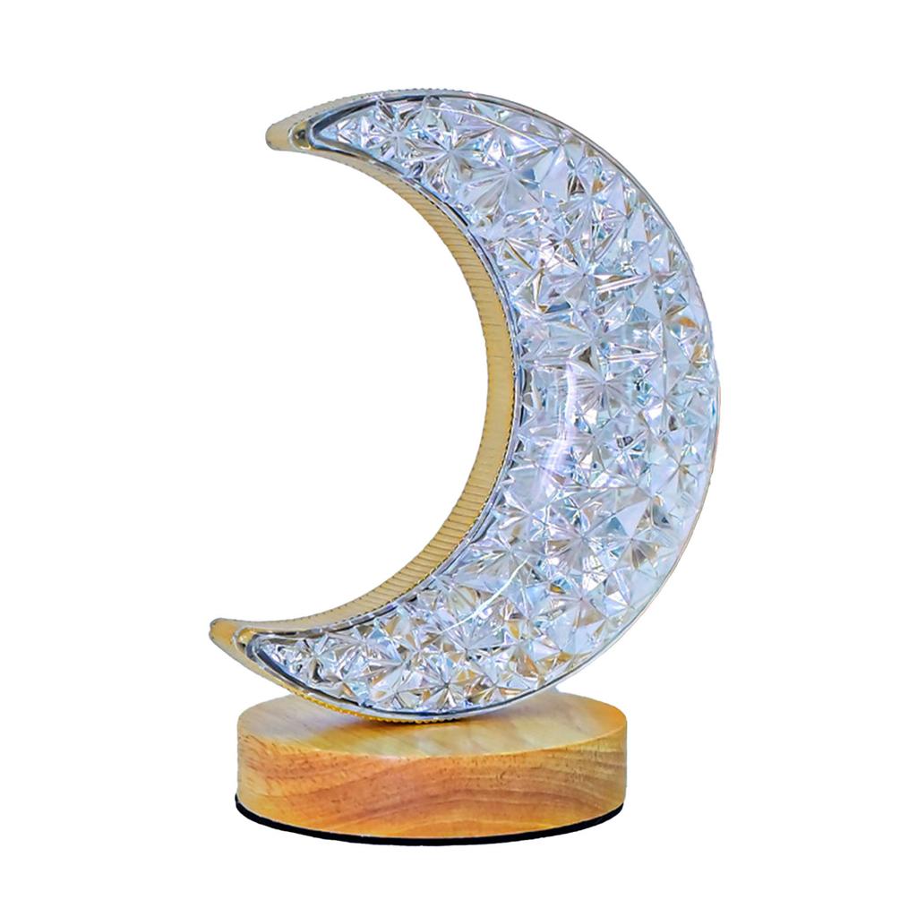 Lampada da Tavolo Decorativa Luce Notturna da Comodino Lampade da Tavolo Romantiche Ornamenti Innovativi per Camera da Letto Stile Luna