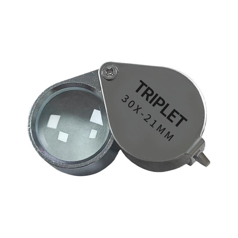 

Portable HD 30x Folding Magnifier for Small Print and Jewelry Appraisal