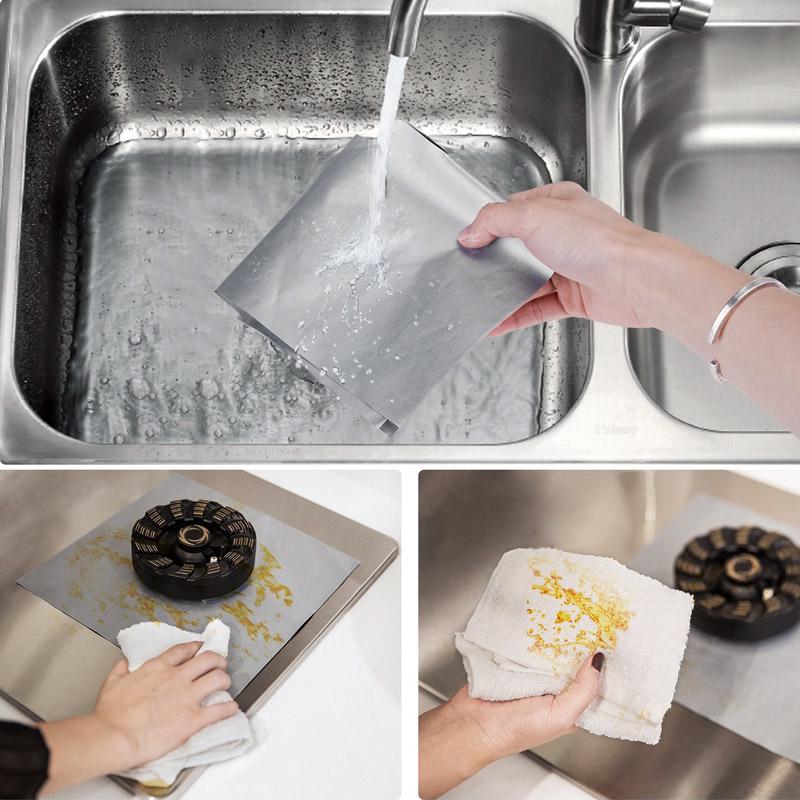 8/1/1pcs Stove Protector Cover Liner Gas Stove Protector Stove Stovetop Burner Protector Kitchen Accessories Mat Cooker 17cm